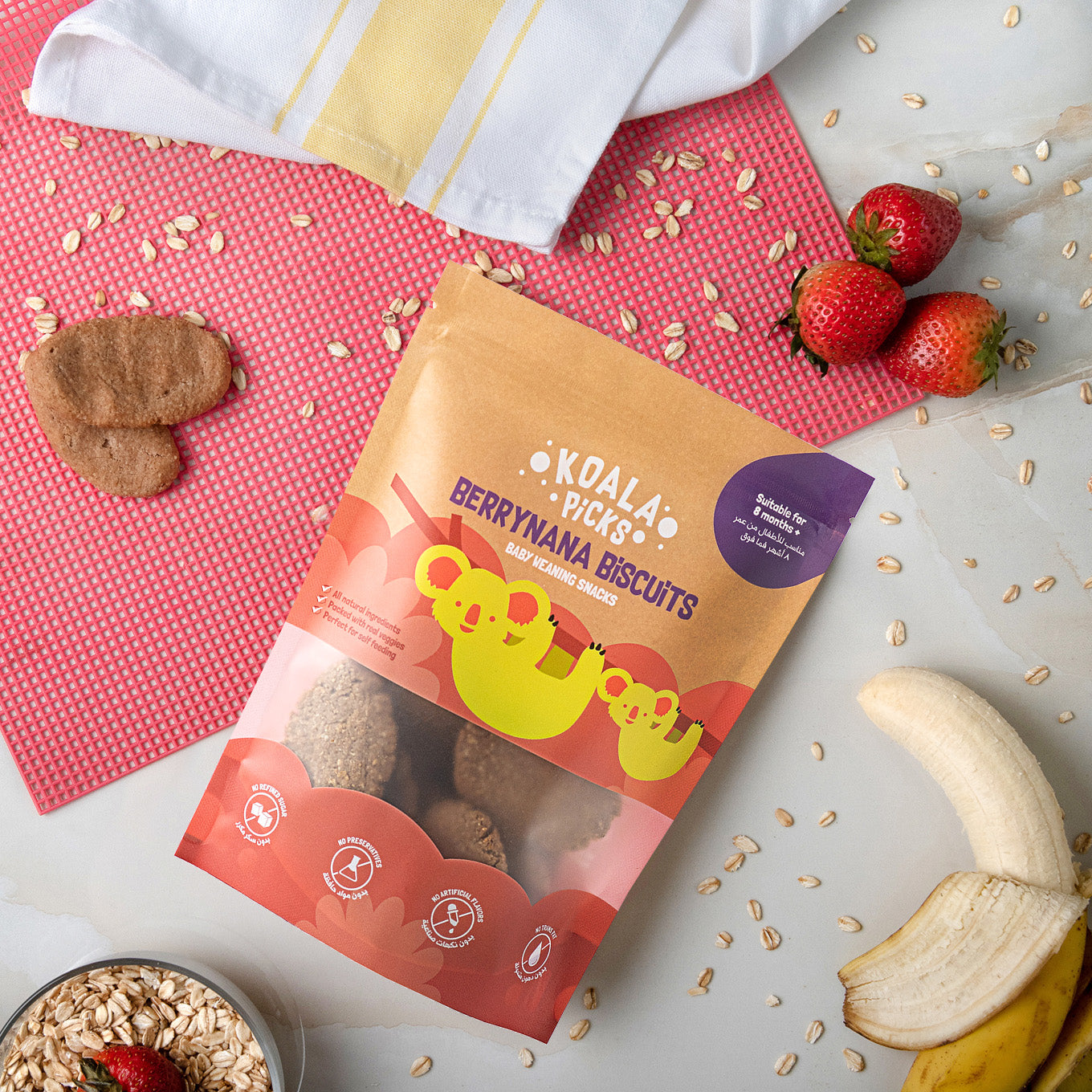 Berrynana Biscuits (12 pcs)