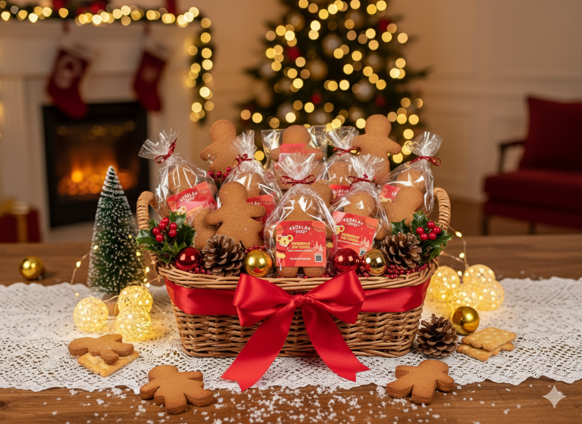 5 x Packs of Gingerbread Cookies (2 pcs/pack)