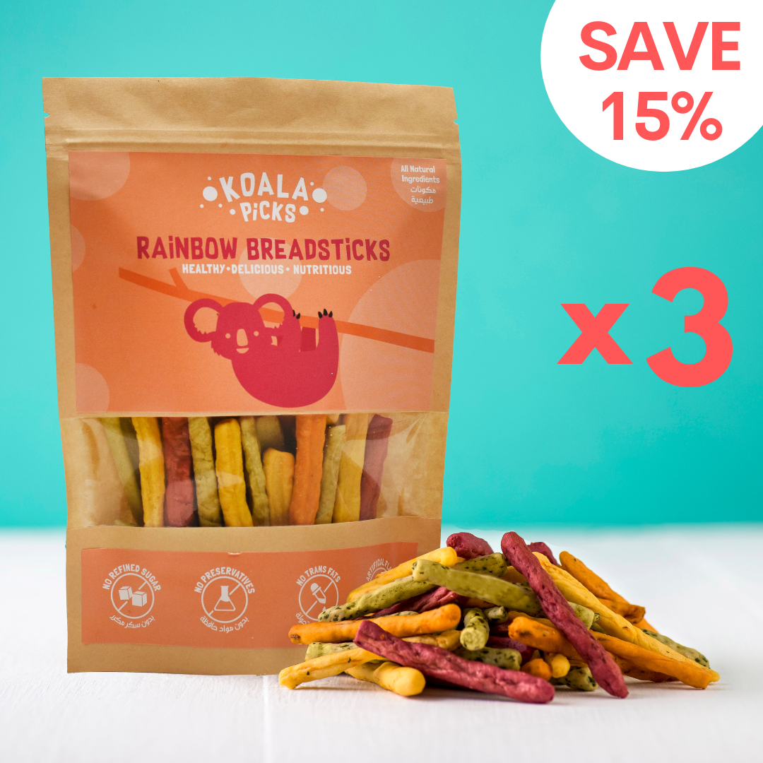 Rainbow Breadsticks x 3 Packs