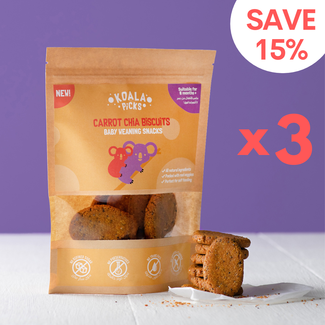 Carrot Chia Biscuits x 3 Packs
