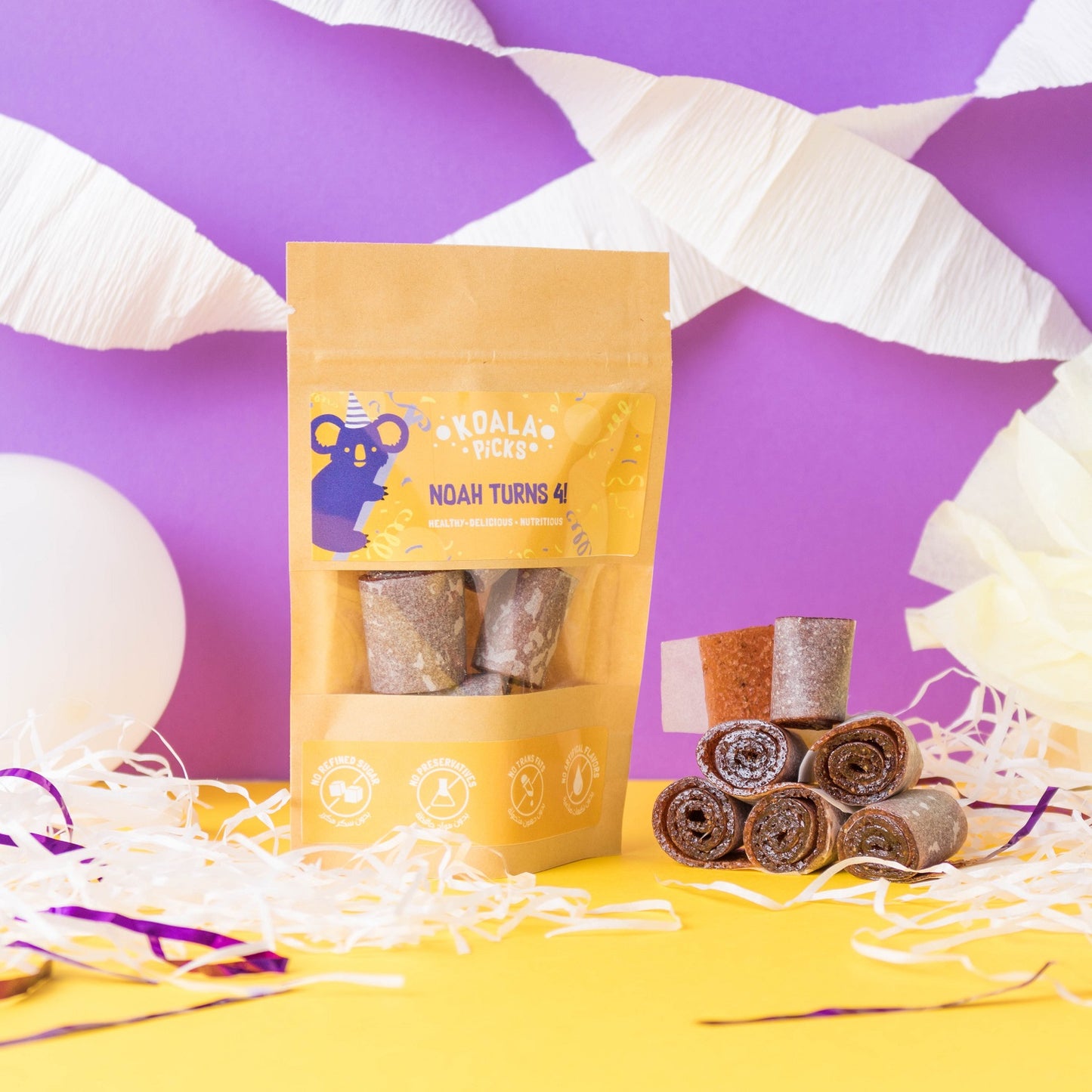 5 x Packs of Strawberry Rolls (5 pcs/pack)