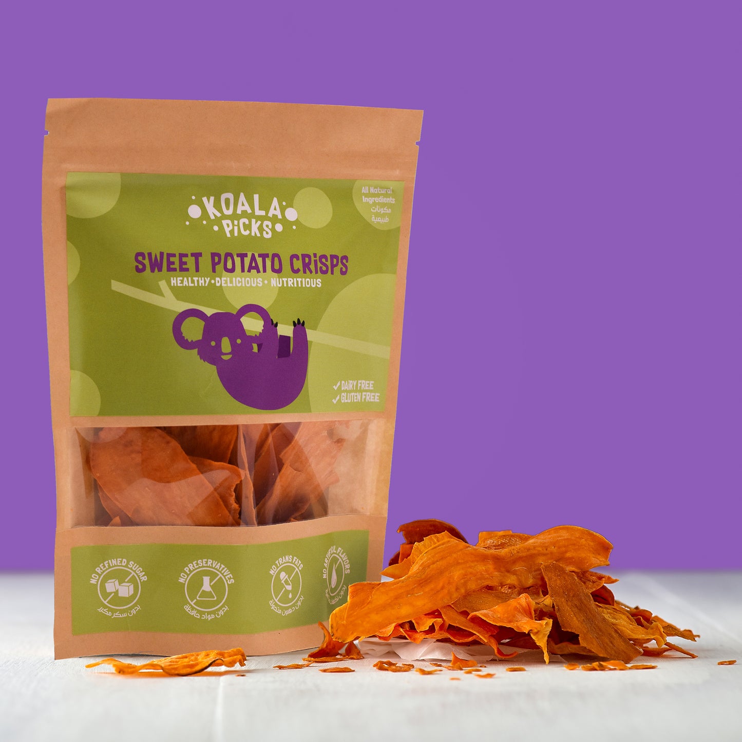 Sweet Potato Crisps GF/DF (55g)
